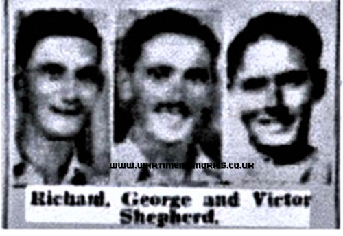 Richard, George and Victor Shepherd